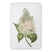 White Hydrangea Badematte (Vorderseite Vertikal)