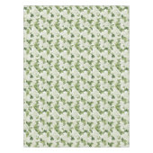 White Hydrangea Cotton Tablecloth Tischdecke (Vorderseite)