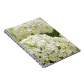 White Hydrangea Notizblock (Rechte Seite)