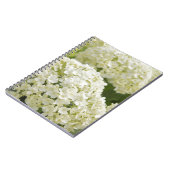 White Hydrangea Notizblock (Linke Seite)