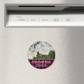 White Hydrangea Save the Date Magnet (In Situ (Geschirrspüler))