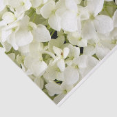 White Hydrangea Summer Party Seidenpapier (Ausschnitt)