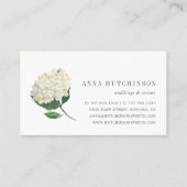 White Hydrangea Visitenkarte (Vorderseite)