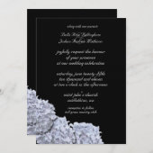 White Hydrangeas Hochzeitseinladung Einladung (Vorne/Hinten)