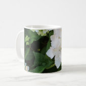 White Hydrangeas Kaffeetasse (Vorderseite Links)