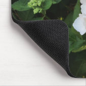 White Hydrangeas Mousepad (Ecke)