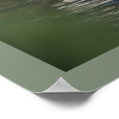 White Ibis Bird Foto Poster (Ecke)