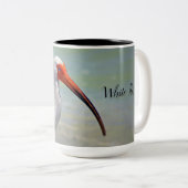 White Ibis Coffee Tasse (VorderseiteRechts)