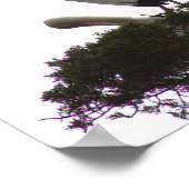 White Ibis in Tree Poster (Ecke)