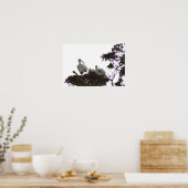 White Ibis in Tree Poster (Küche)