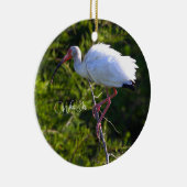 White Ibis Ornament (Rechts)