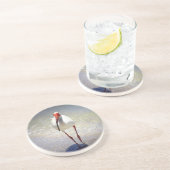 White Ibis Strut Untersetzer (Seite)