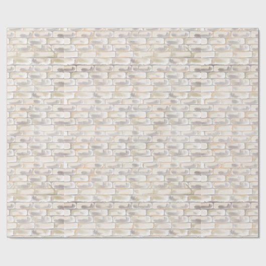 White Iglu Snow Blocks Geschenkpapier (Flach)