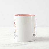 White Illustration Hochzeitsgeschenke Print Tasse (Mittel)