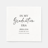 White In meiner Abschluss-Zeit witziger Abschluss Serviette (Vorderseite)