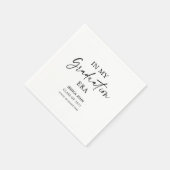 White In meiner Abschluss-Zeit witziger Abschluss Serviette (Ecke)