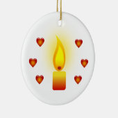 White Inspiration Zitat Design Keramik Ornament (Rechts)