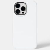 White IPhone Cases - Olympian Effort Designs (Rückseite)