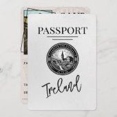 White Ireland Pass Save the Date (Vorne/Hinten)