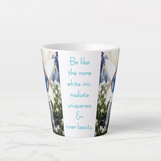White Iris Fairy Milchtasse (Vorderseite)