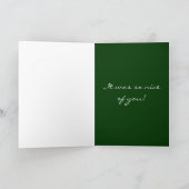 White Iris Thank you card Dankeskarte (Innenseite)