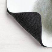 White Irish Wolfhound History Mousepad (Ecke)