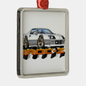 White IROC Z Ornament Aus Metall (Rechts)