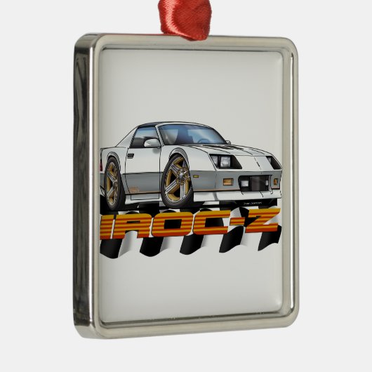 White IROC Z Ornament Aus Metall (Rechts)
