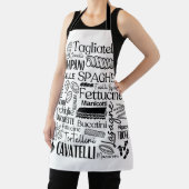 White Italian Pastas Schürze (InSitu)