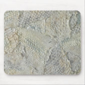White Ivory Snakeskin Mousepad (Vorne)
