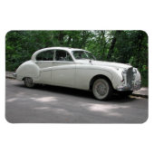 White Jaguar Mark IX Magnet (Horizontal)