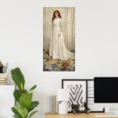 White - James McNeill Whistler Fine Art Poster (Heimbüro)