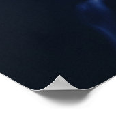 WHITE JELLY FISH POSTER (Ecke)