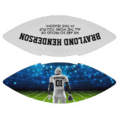 White Jersey Personalisiert Player Football (Paneele)