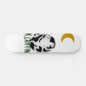 White "K. Griffin" Killosopher Skateboard Deck (Horizontal)