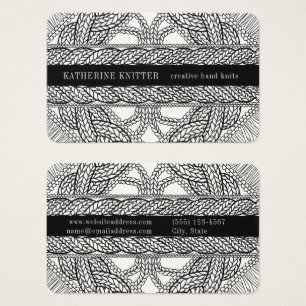 WHITE KABEL STRICK Oceana Business Card