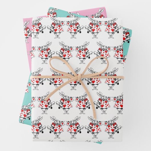 White Kanbit Trumpeter Alice im Wunderland DIY COL Geschenkpapier Set (Beispiel)