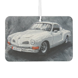 White Karmann Ghia Air Freshener Autolufterfrischer
