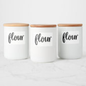 White Keramik Kitchen Canisters Zuhause Food Stora Lebensmitteletikett (Flaschen)