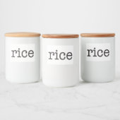 White Keramik Kitchen Canisters Zuhause Food Stora Lebensmitteletikett (Flaschen)