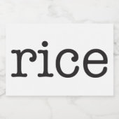 White Keramik Kitchen Canisters Zuhause Food Stora Lebensmitteletikett (Einzelnes Label)