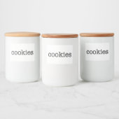 White Keramik Kitchen Canisters Zuhause Food Stora Lebensmitteletikett (Flaschen)