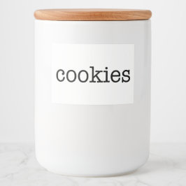 White Keramik Kitchen Canisters Zuhause Food Stora Lebensmitteletikett