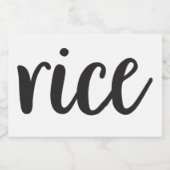 White Keramik Kitchen Canisters Zuhause Food Stora Lebensmitteletikett (Einzelnes Label)