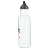 White Kimono Kokeshi Doll - Niedlich Geisha Girl Edelstahlflasche (Rechts)