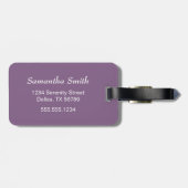 White Kimono Kokeshi Doll - Niedlich Geisha Girl Gepäckanhänger (Rückseite horizontal)