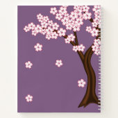 White Kimono Kokeshi Doll - Niedlich Geisha Girl Notizbuch (Rückseite)