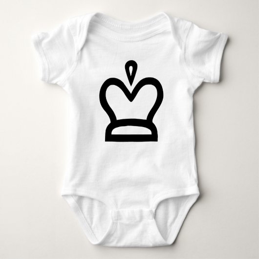 White King Baby Strampler (Vorderseite)