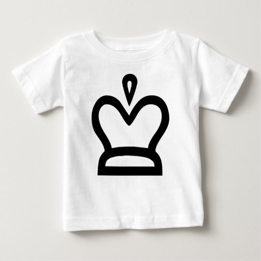 White King Baby T-shirt (Vorderseite)