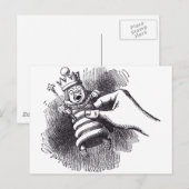 White King Postkarte (Vorne/Hinten)